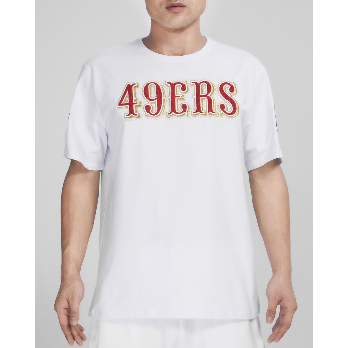 Pro Standard San Francisco 49ers Classic Chenille SJ Tee - White (FS41410172-WHT)