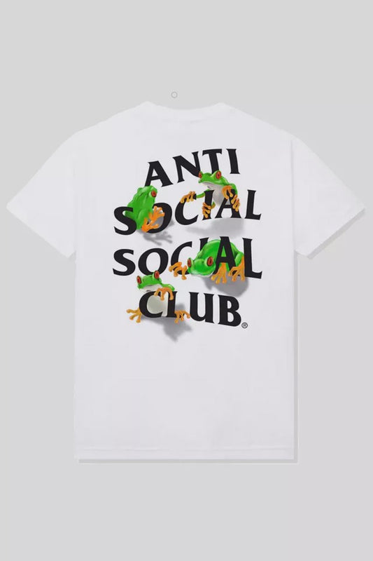 Anti Social Social Club Logo Red Eye - White