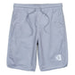 Close-up of Cookies All City Drawstring Grey Shorts with side pockets and adjustable waistband 