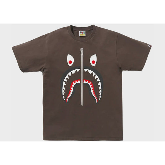 BAPE Mad Shark Tee - Brown (FW23)