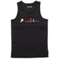 A black tank top featuring the Cookies Catamaran Chest Logo (1559K6303) design