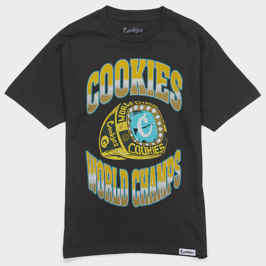 Cookies Champ Rings SS Black Tee