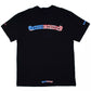 Stylish black Chrome Hearts Matty Boy America T-Shirt with bold logo and flag design