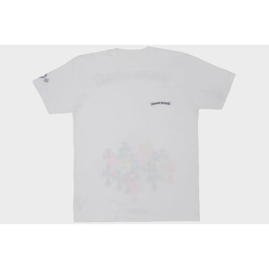 Chrome Hearts Multi Color Cross T-Shirt - White