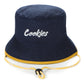 Cookies Contraband Silicone Logo Navy Bucket Hat