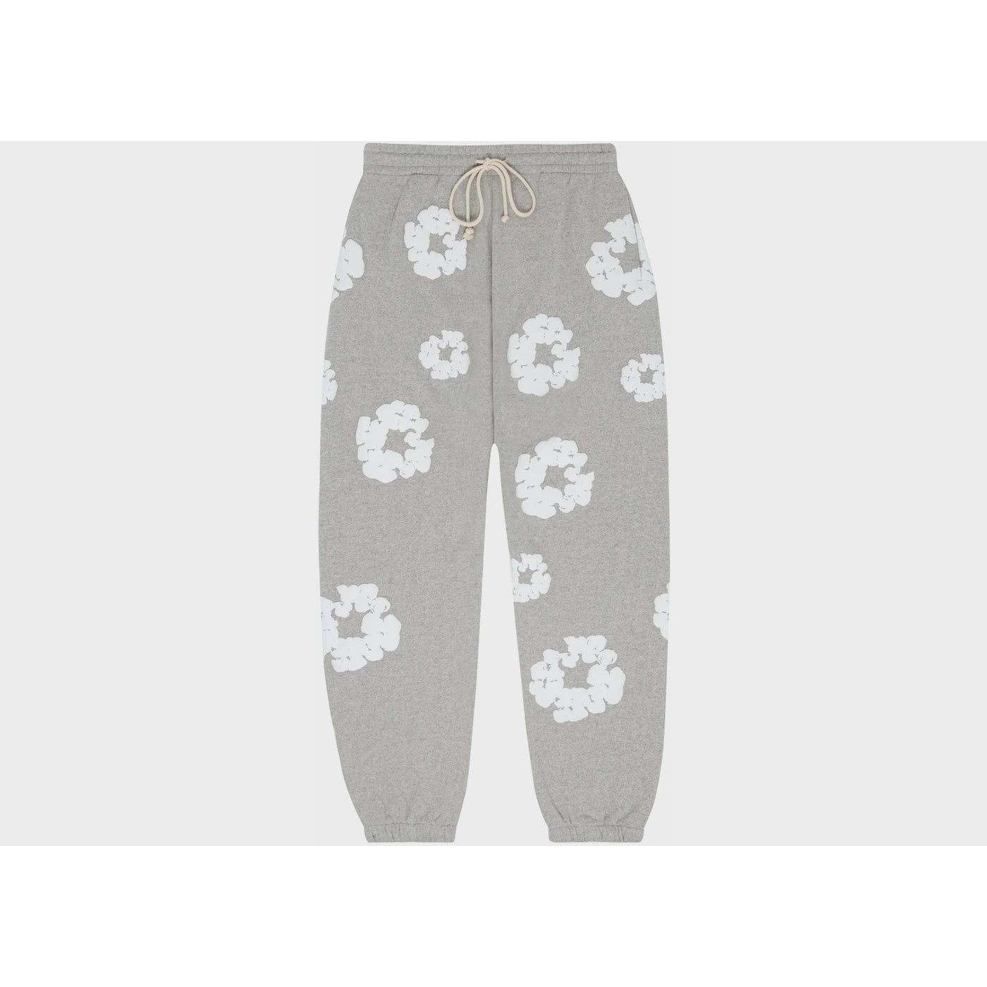 Cozy and stylish Denim Tears The Cotton Wreath Sweatpants in Grey