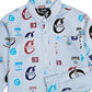 Cookies Double Up Oxford Blue Button Woven L/S