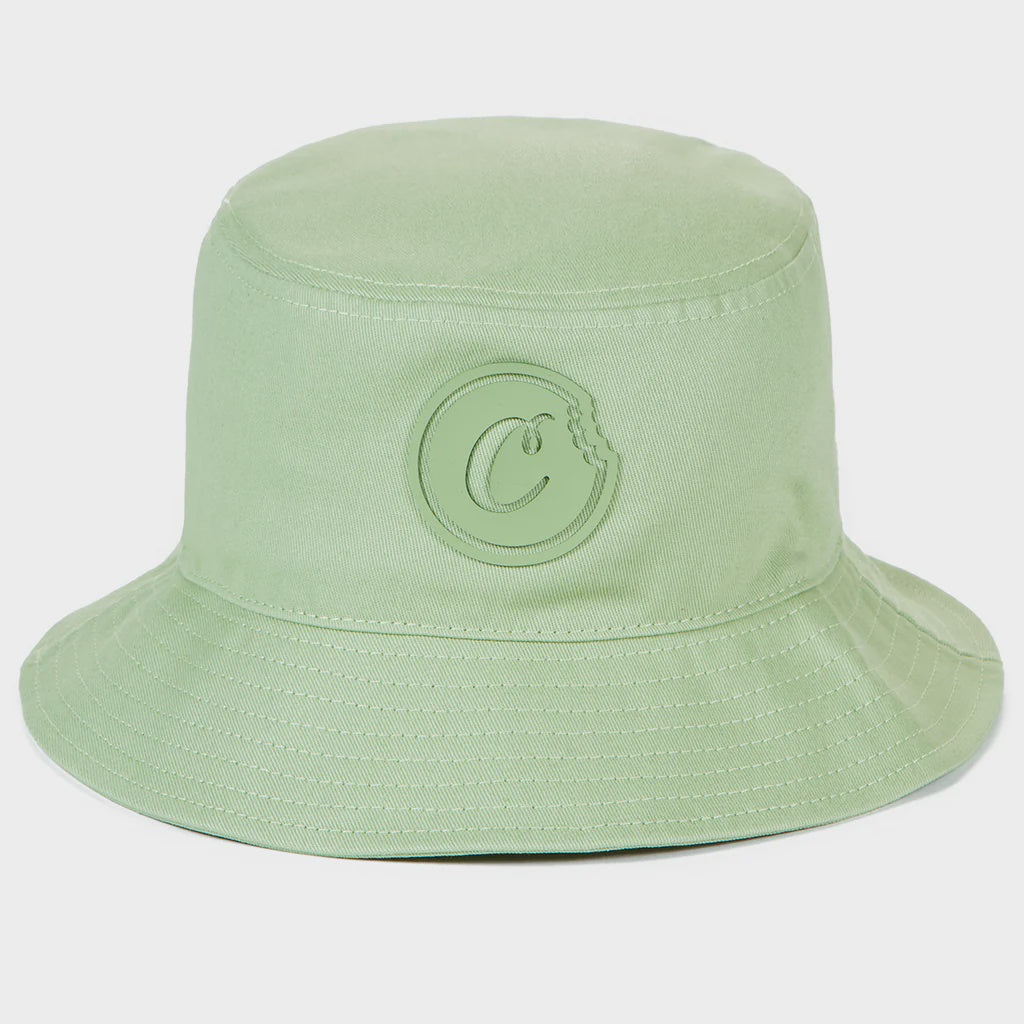 Stylish and versatile Cookies First Light Sage Bucket Hat, perfect for casual wear and outdoor activities