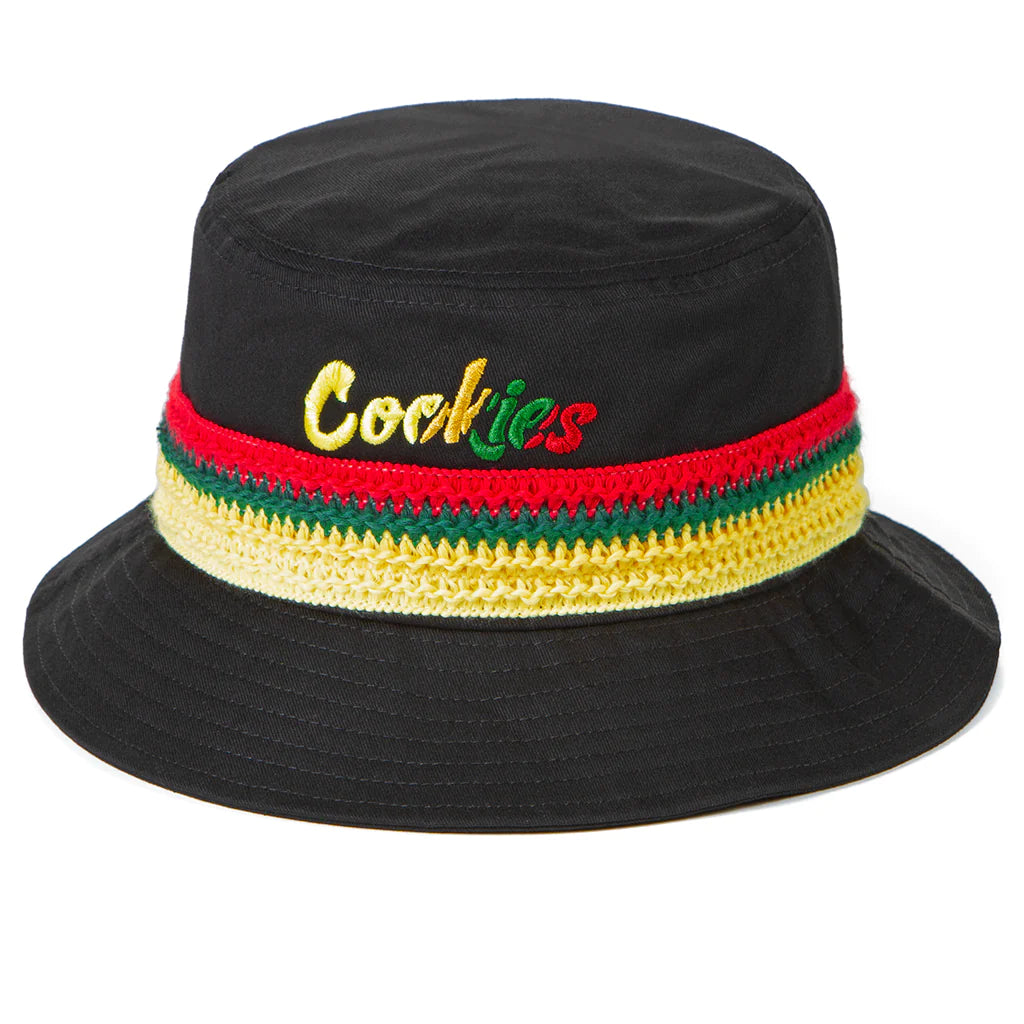 Cookies Montego Bay Cotton Black Bucket Hat