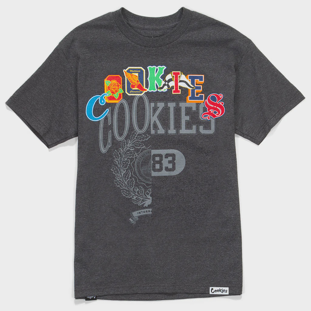 Cookies Pack 12 Charcoal Heather/Grey SS Tee