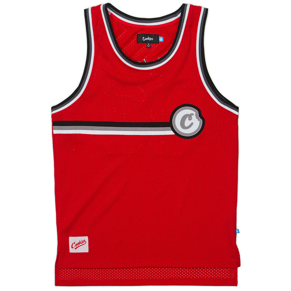 Cookies Puttin In Work Red Basketball Jersey (1558K6009)