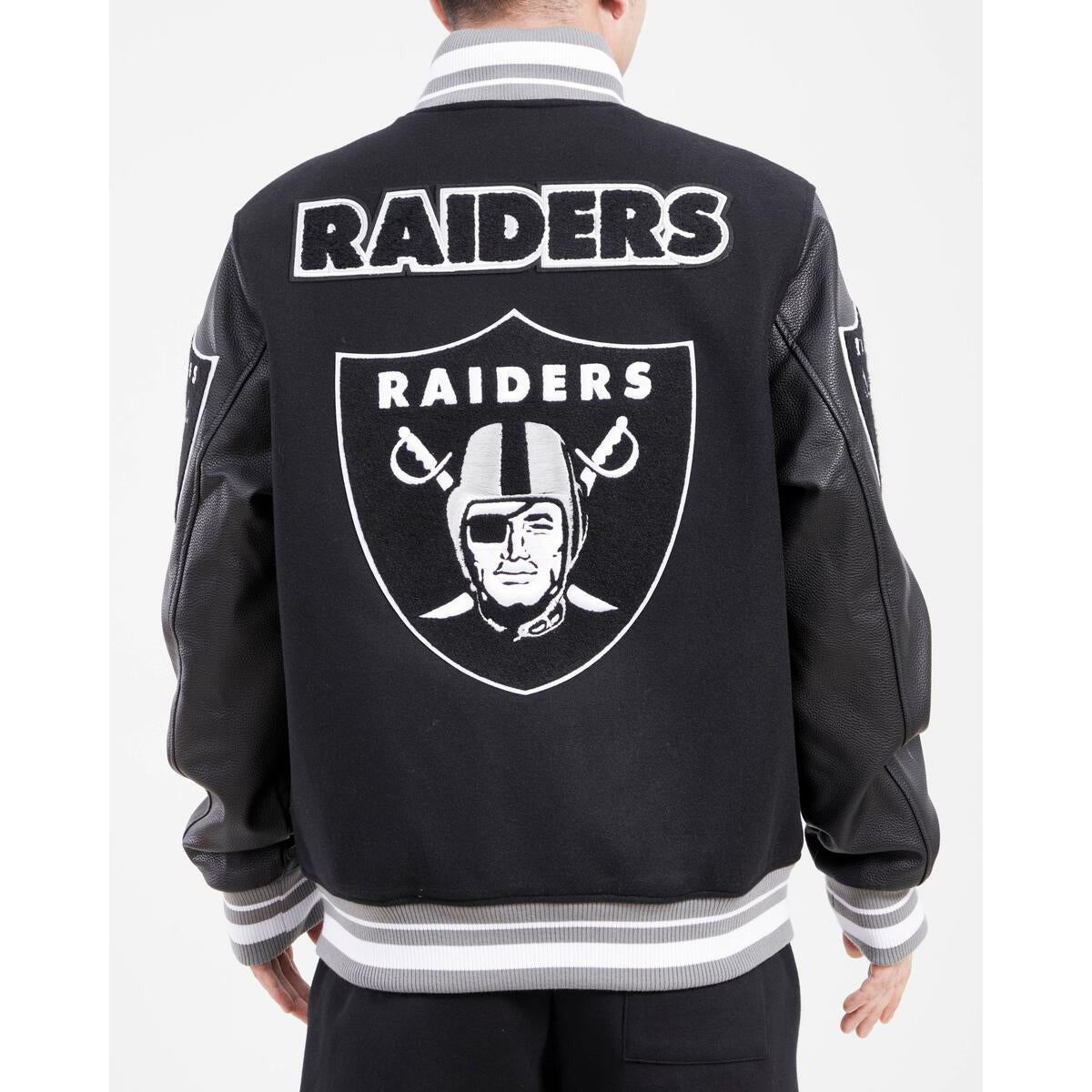 Raiders baseball clearance jacket