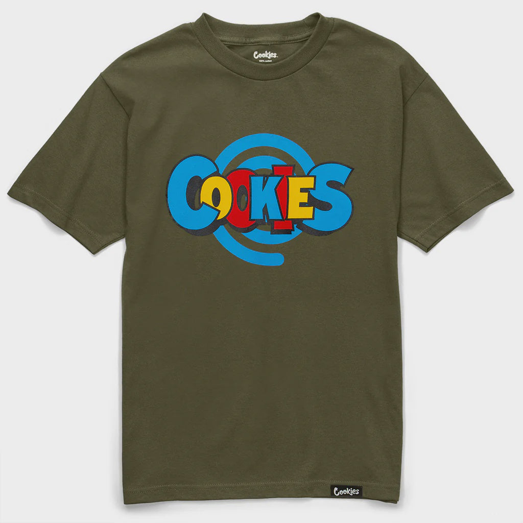 Cookies Saturday Morning Military Green SS Tee