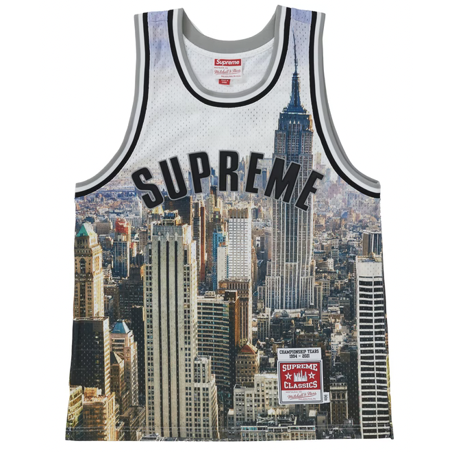 Supreme Mitchell & Ness Basketball Jersey- Skyline