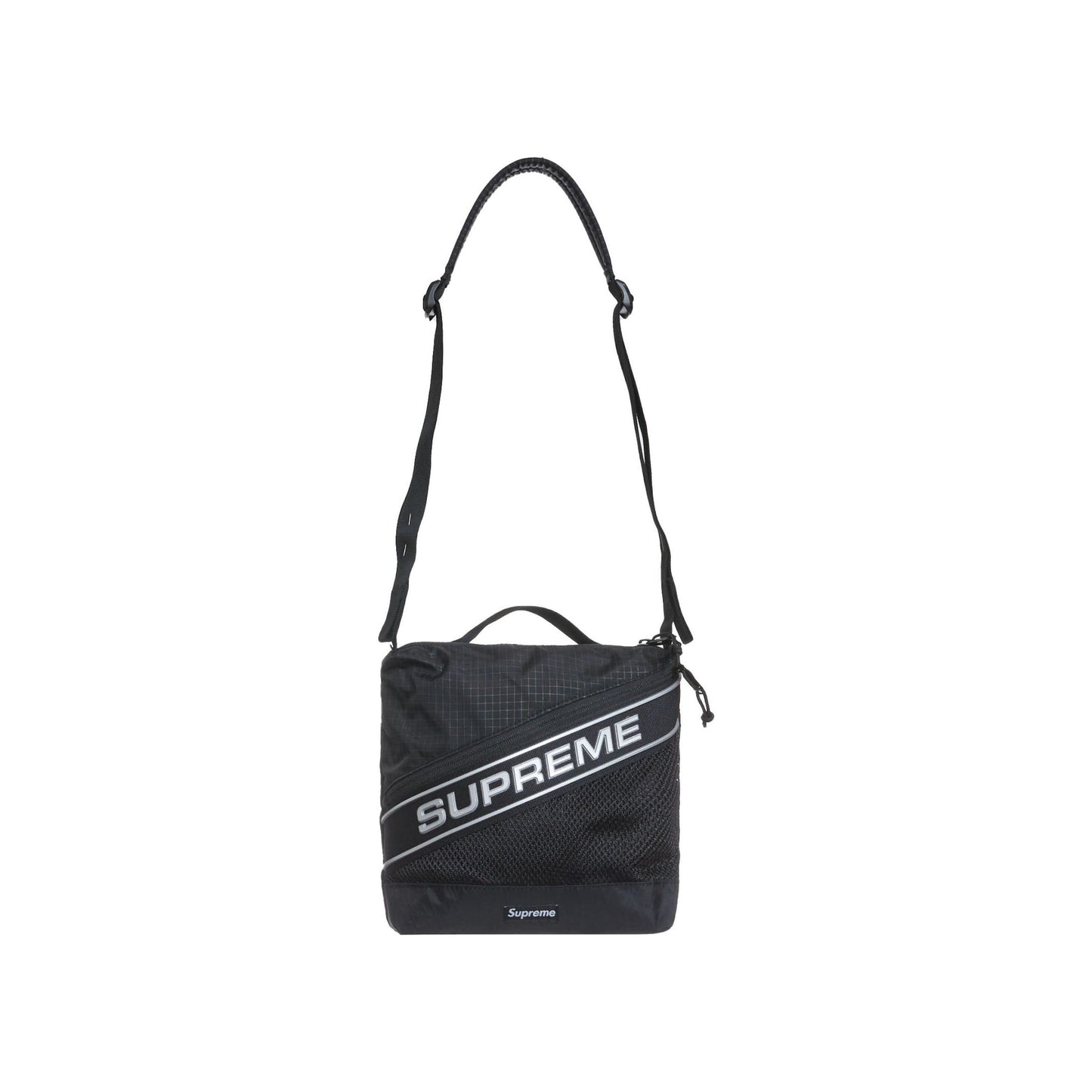 Supreme Logo Shoulder Bag - Black (FW23)