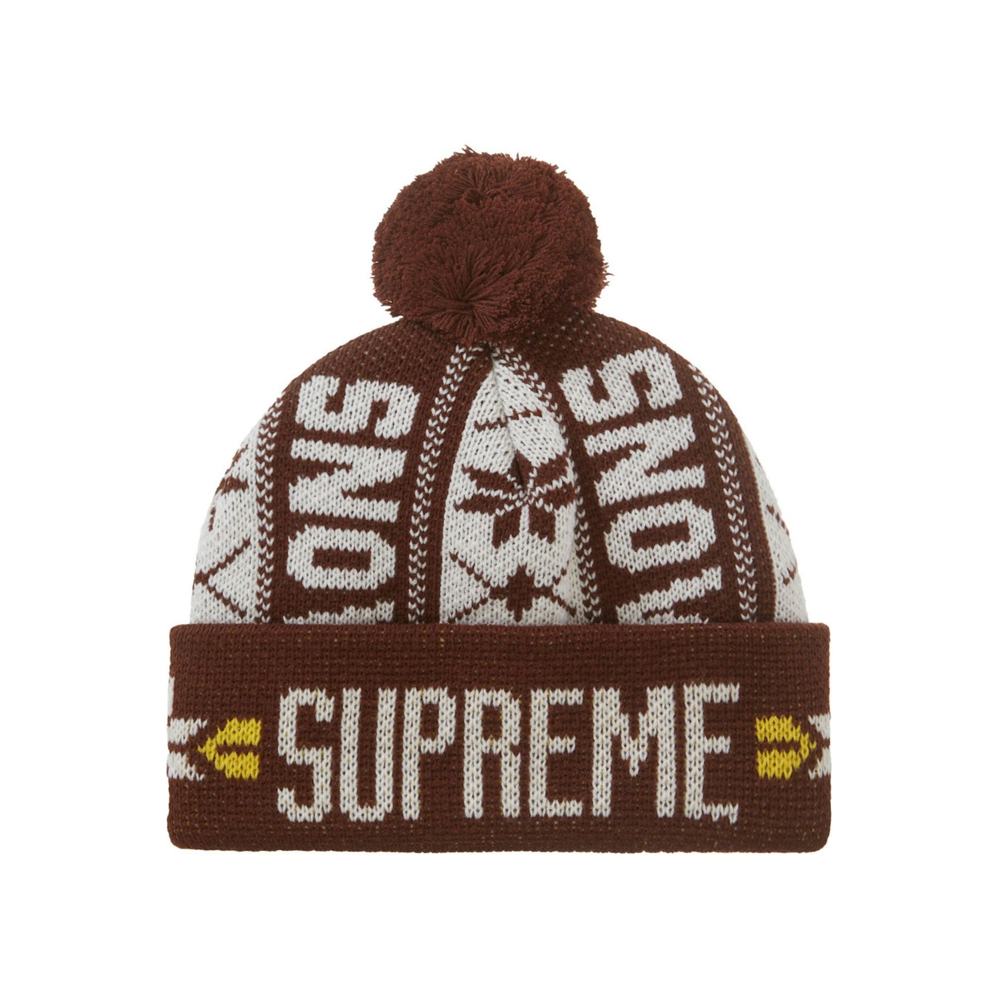 Premium Supreme Snow Beanie in rich brown color, perfect for winter (FW23)