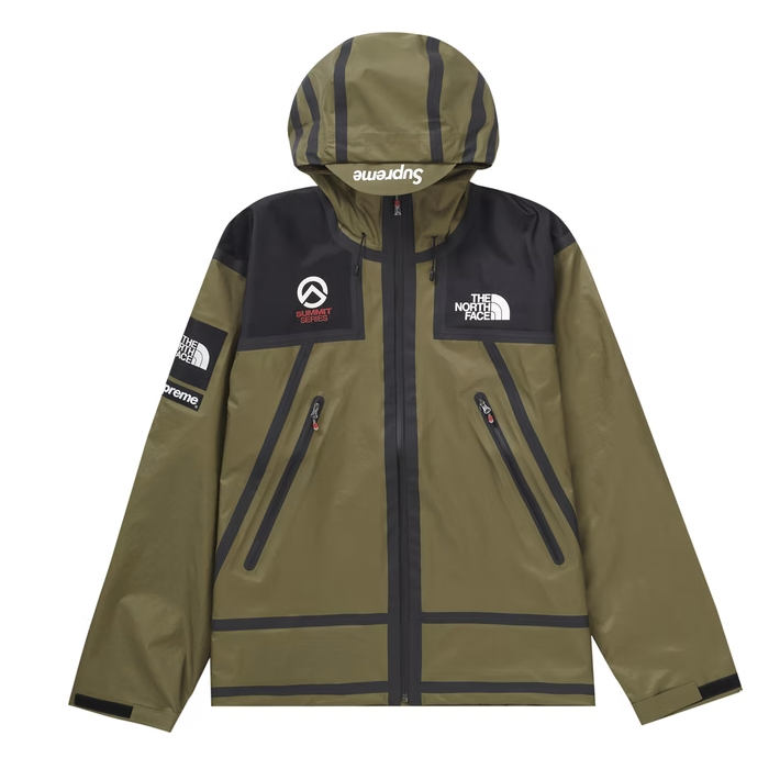 Supreme The North Face Summit Series Outer Tape Seam Jacket - Olive