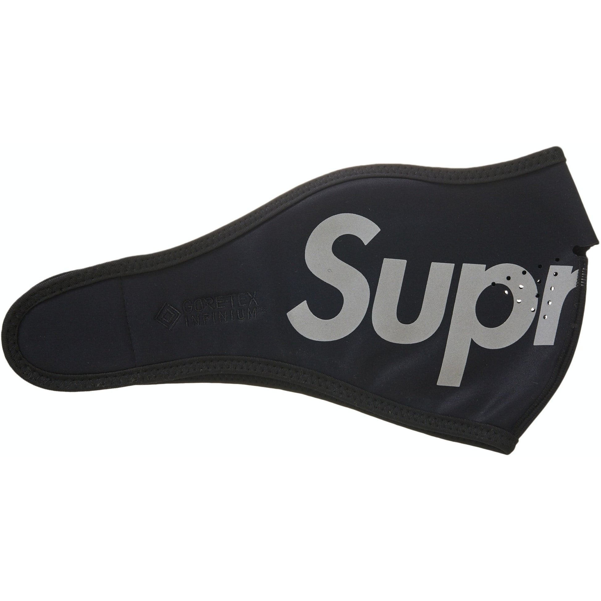 Black Supreme WINDSTOPPER Facemask with advanced windproof technology for ultimate protection