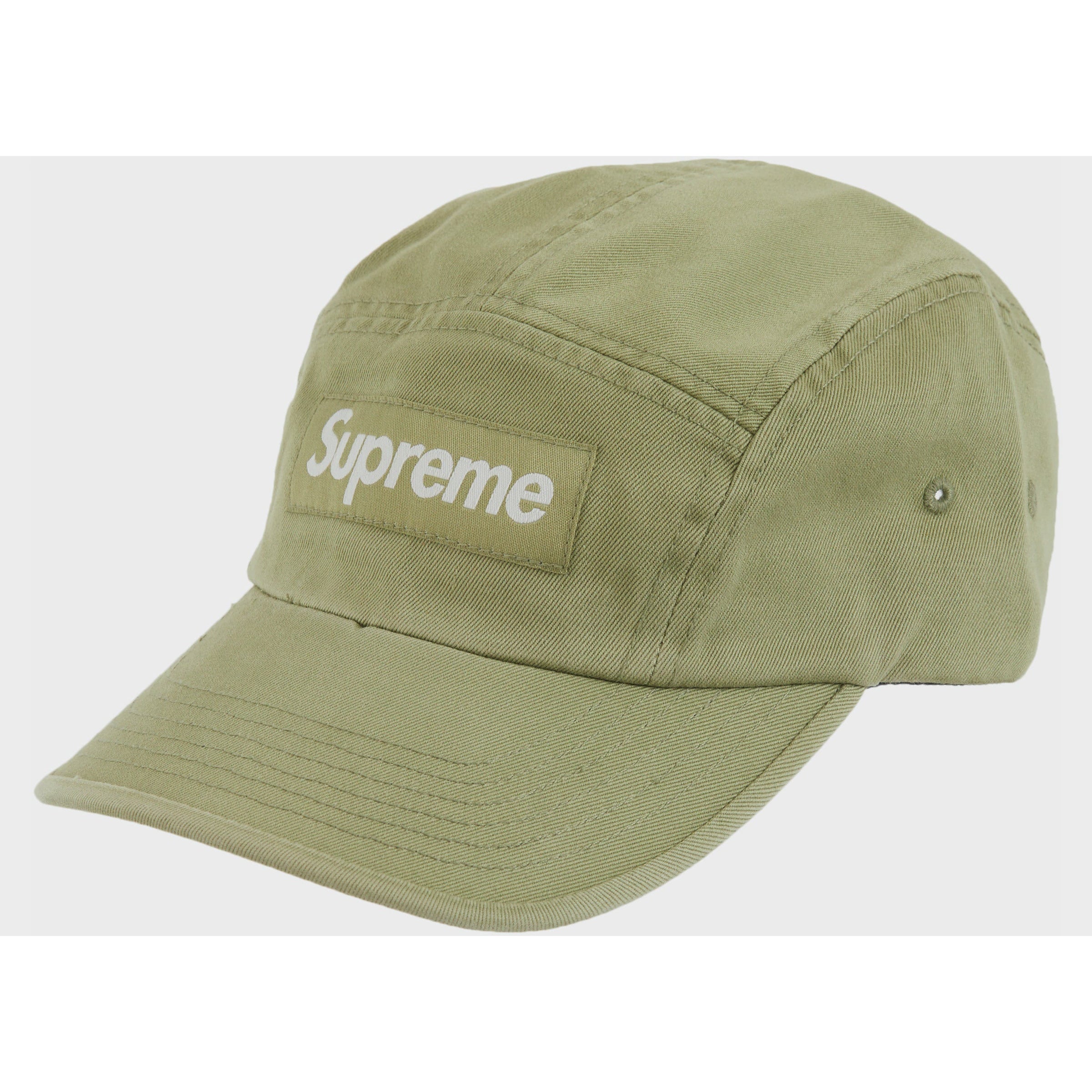 Supreme Washed Chino Twill Camp Cap (SS23) - Olive – Fresh