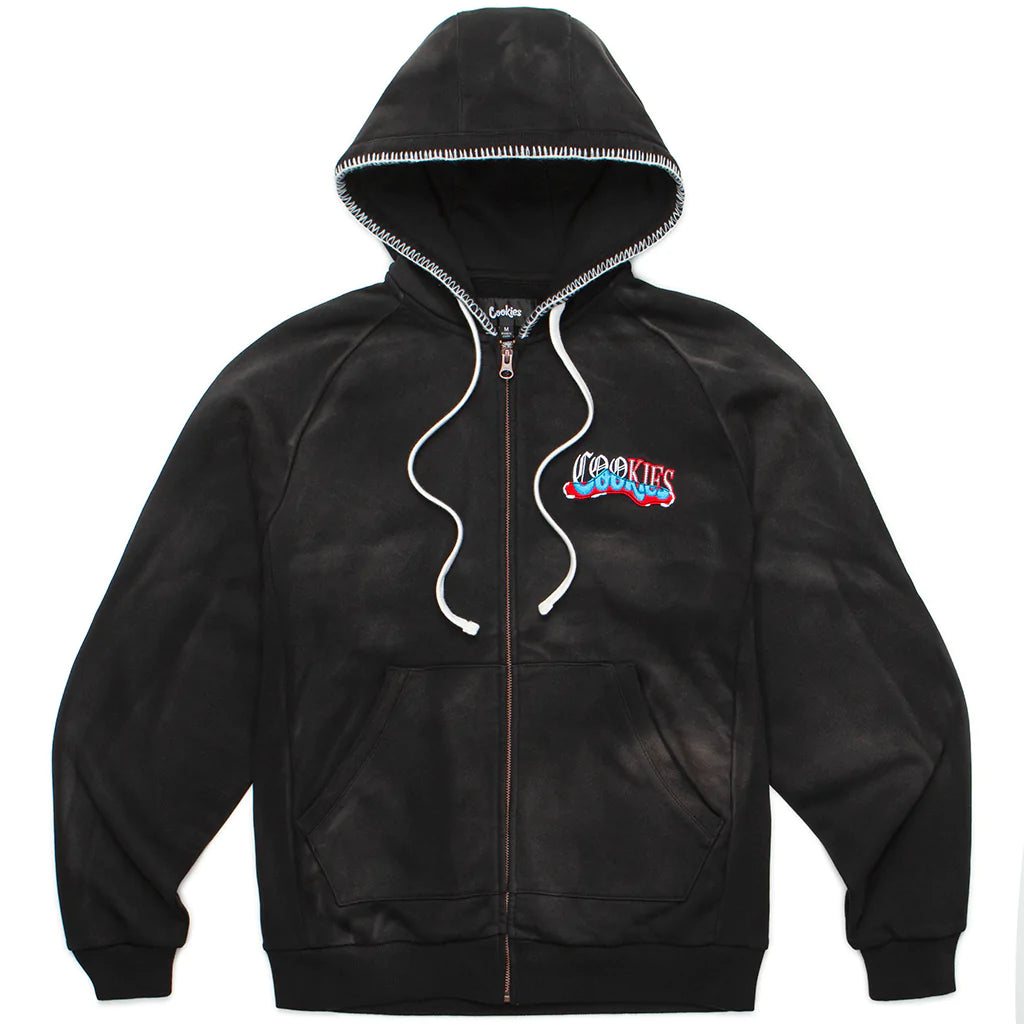 Cookies Upper Echelon Black Zip Up Hoodie (1562H6446)