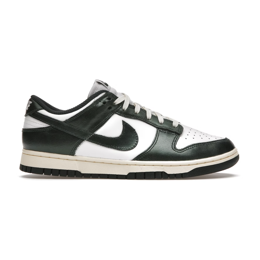 Nike Dunk Low - Vintage Green (W) women's athletic sneakers with retro design and classic style