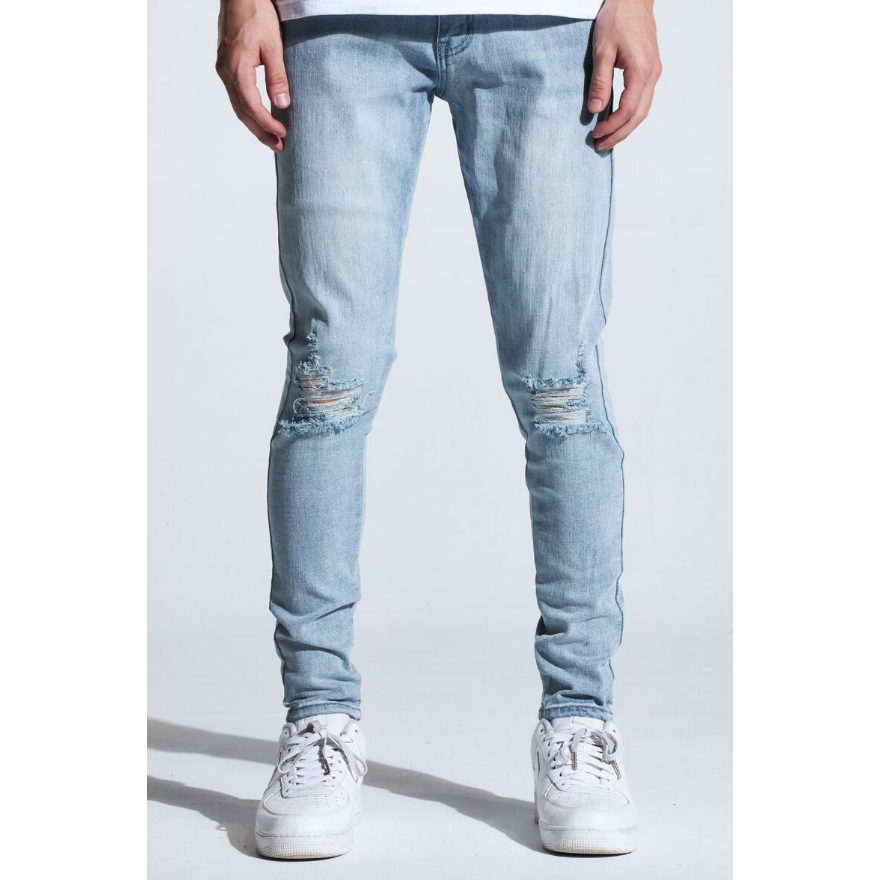 Karter Light Indigo Wood Denim Jeans (KARHOL20-101)