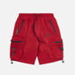 8&9 Red/Black Combat Nylon Shorts (SHCOMPREDB)
