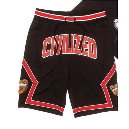 Civilized Air Bear Black Shorts