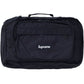 Supreme FW19 Black Duffel Bag with Logo Print and Adjustable Strap