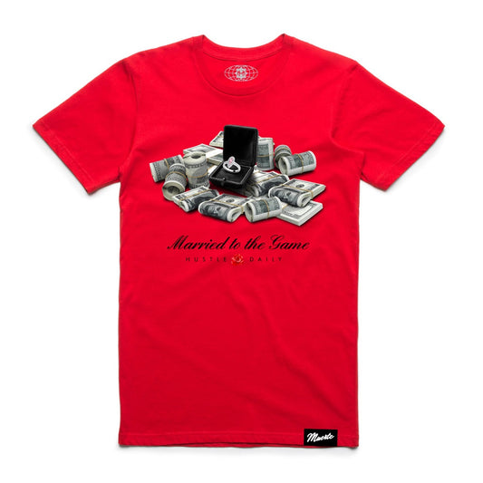 Hasta Muerte "Married To The Game" Red Tee