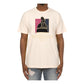 Close-up image of the BBC Whisper White BB Scope SS Tee (831-8207) with intricate logo design and comfortable short sleeve fit for men