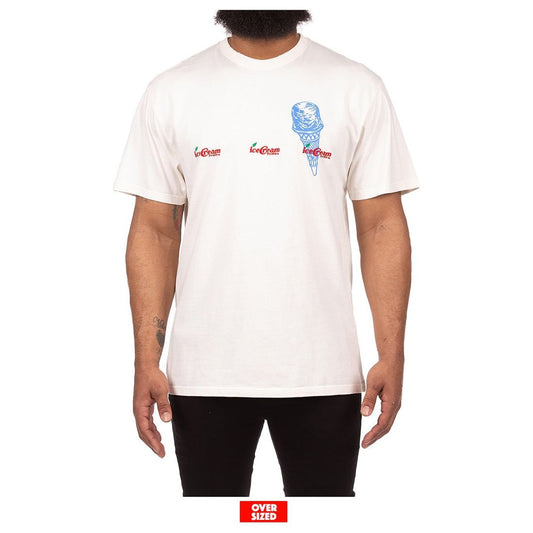 Ice Cream "Icecream Sprints" SS Whisper White Knit (Oversized Fit) (431-8301)