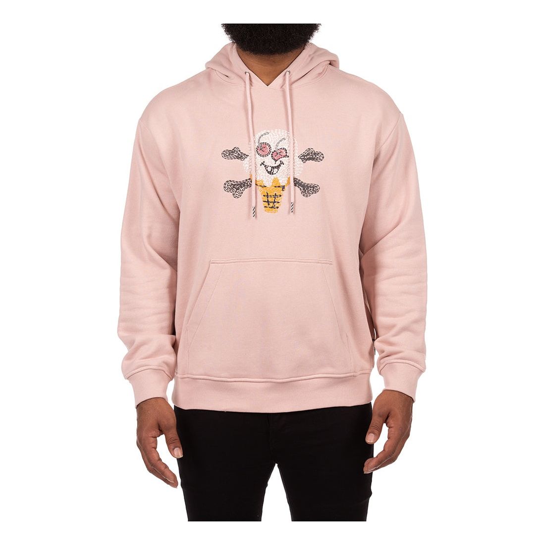 Ice Cream "Croissant" Rose Smoke Hoodie (431-9305)