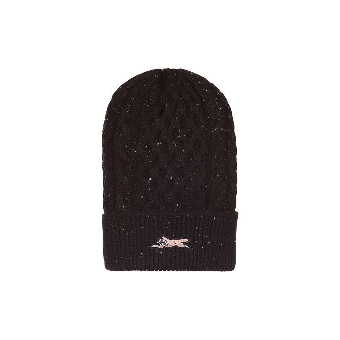 Ice Cream "Cable" Black Knit Beanie (431-9803)