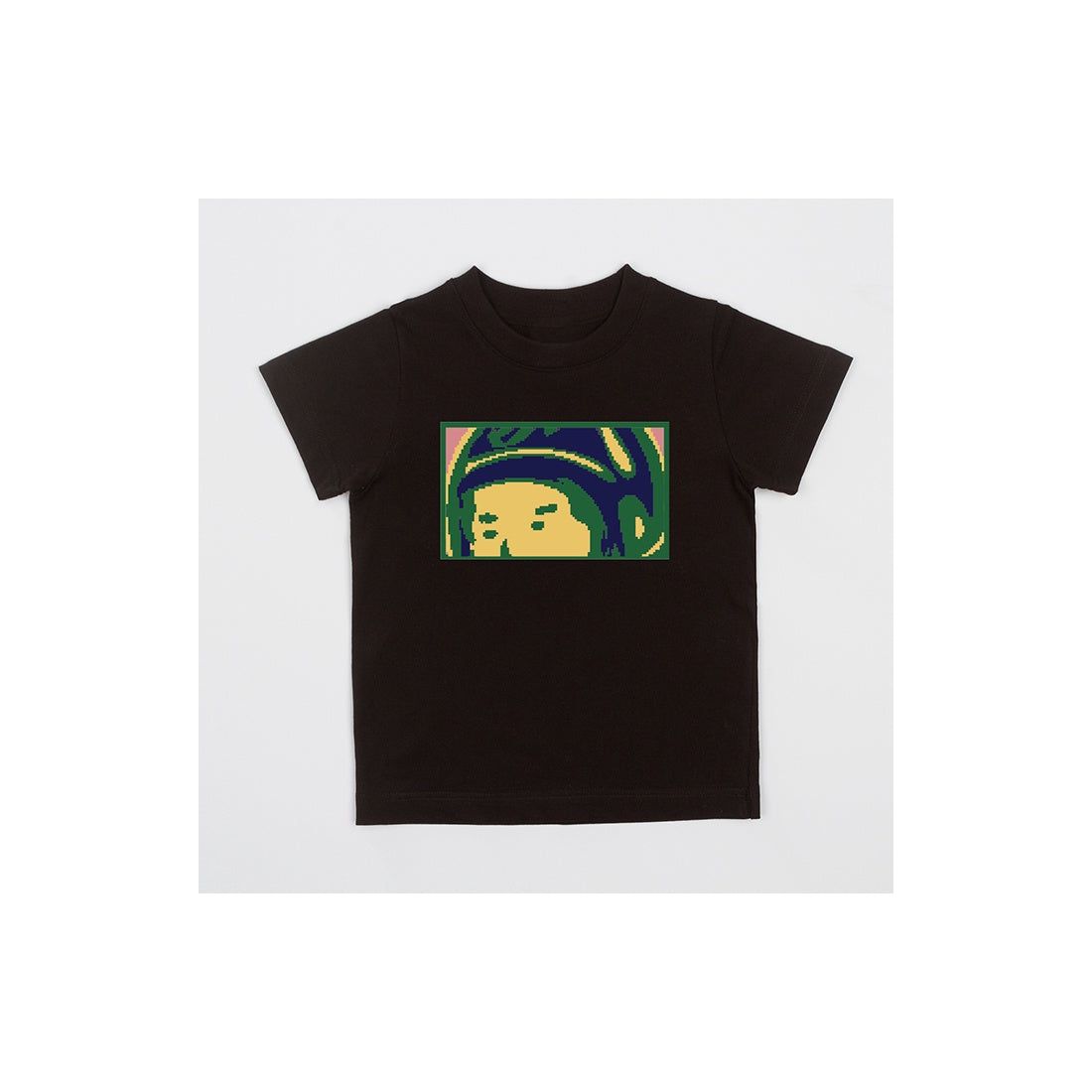 Kids BBC Black BB Focus SS Tee (833-8200) - Short sleeve black t-shirt with BBC logo design