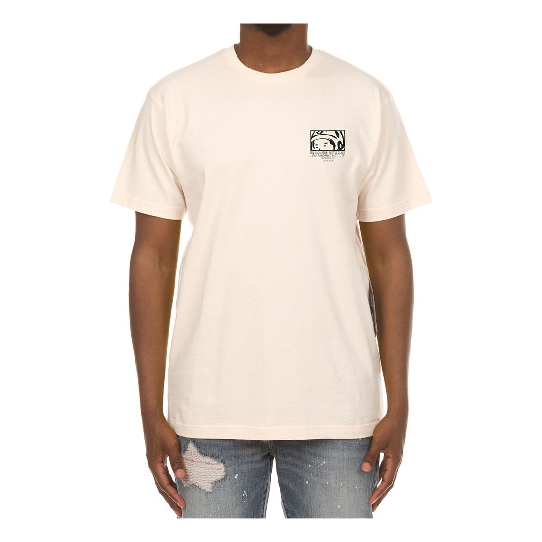 Stylish and comfortable BBC Whisper White BB Institute SS Tee (831-8201) showcased on a mannequin