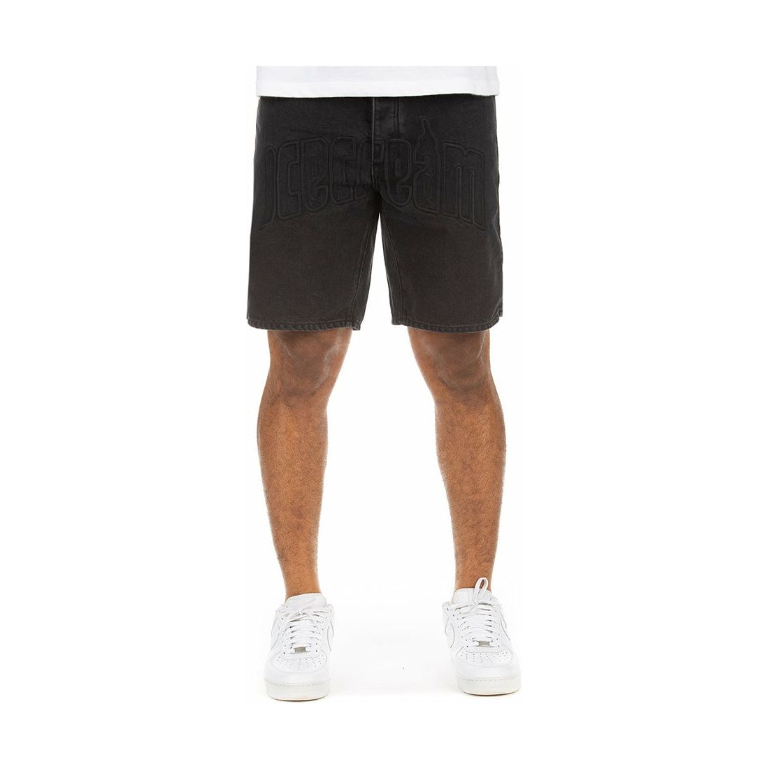 Ice Cream Black Out Rinse Jean Shorts (421-3100)